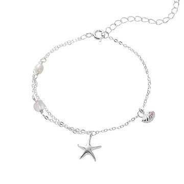 [純銀/海藍寶] 海星拾光手鍊 / 2色 / Starfish Light Bracelet