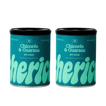 法國Cherico天然菊苣咖啡 2罐組（瓜拿納風味）