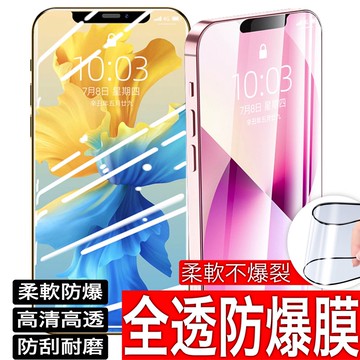 透明防爆 滿版保護貼 玻璃貼 陶瓷軟膜 iPhone 16 15 14 13 12 11 pro MAX XS XR 8