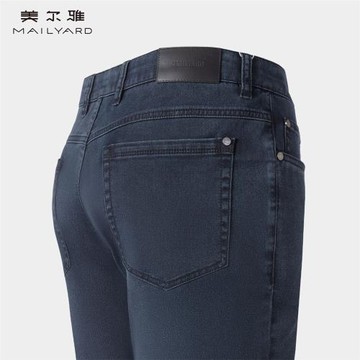 MAILYARD/美爾雅牛仔褲 商務休閑男士春夏薄褲子舒適直筒長褲 308