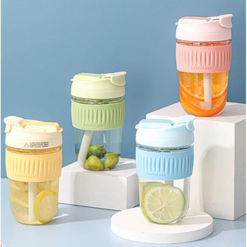 樂扣樂扣吸管杯女生高顏值一蓋兩用夏季網紅水杯雙飲杯子塑料杯