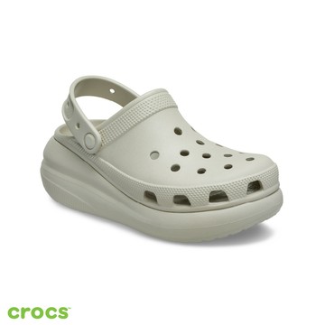 Crocs 卡駱馳 (中性鞋) 經典泡芙克駱格-流星灰色-207521-1WY