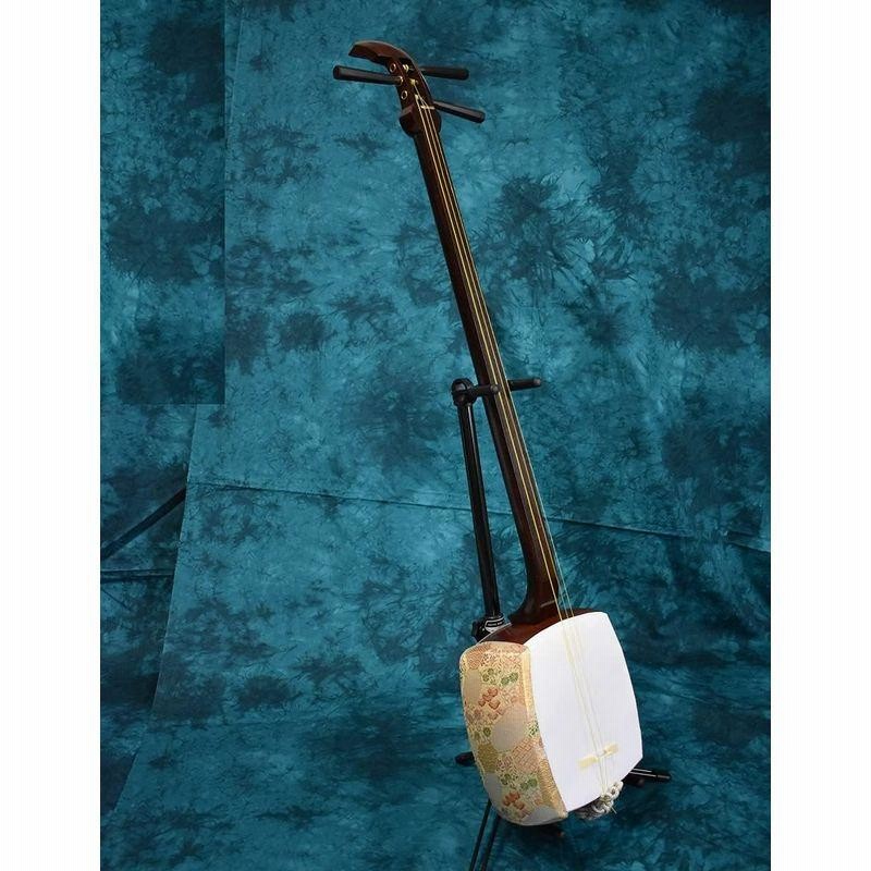 紅木三味線 長唄 最高級固い紅木の棹を持つ日本の職人手作り 本格長唄