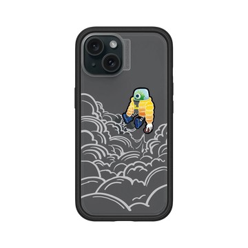 iPhone 15 Mod NX 黑 - Graffiti / 街頭塗鴉 - 噴射起飛