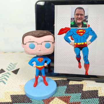 【客製化3D人像公仔】訂製手工Funko Pop男生朋友老公生日禮物