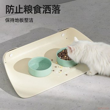 桃園出貨✨寵物專用餐墊防水防滑貓咪碗糧墊狗狗大號貓吃飯墊子餐盤貓食盆墊 好清洗 食品級無毒 貓狗通用 防水餐墊 隔熱餐墊