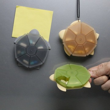 QUALY 海龜多格隨身收納盒 (3色)