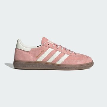 adidas 愛迪達 休閒鞋 女鞋 運動鞋 三葉草 HANDBALL SPEZIAL 粉白 KJ6305