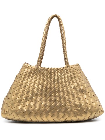 DRAGON DIFFUSION - Santa Croce leather tote bag - women - Leather - One Size - Gold