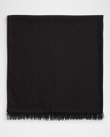 Frayed Cashmere Scarf
