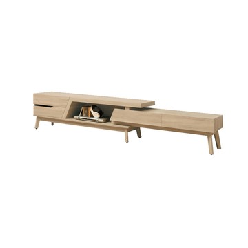 ASSARI -奧斯陸6尺伸縮電視櫃(寬180~250x深40x高48cm)