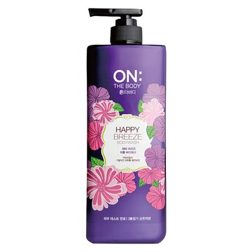 ON THE BODY 香水沐浴精 快樂微風 玫瑰及鳶尾花香氛 持久香氛  900g  1件