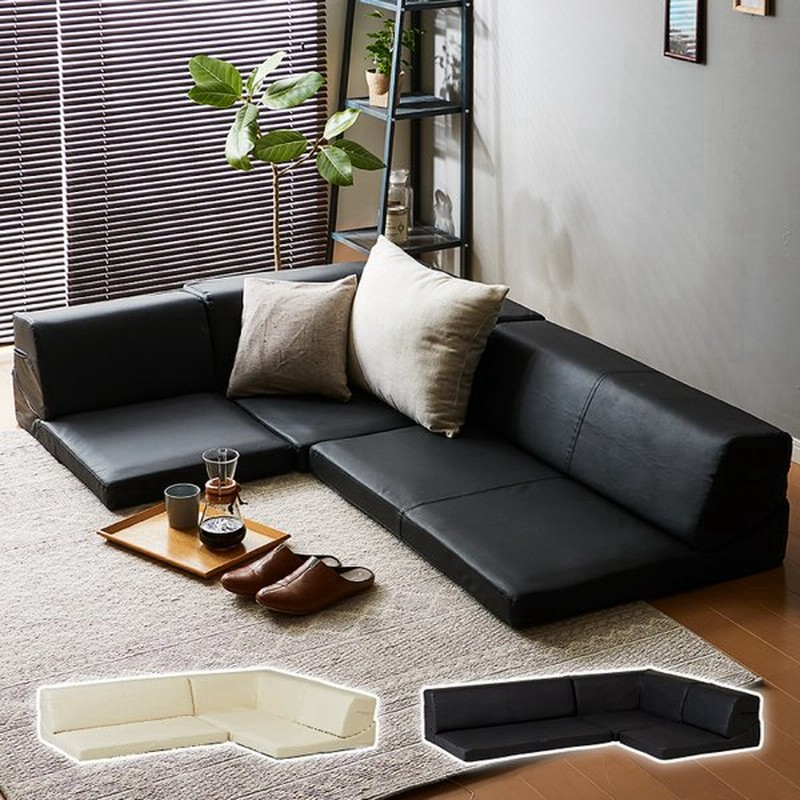 ソファ ローソファ カウチソファ 3人掛け レザー調 ファブリック 北欧 おしゃれ リクライニング Pvc L字 I字 こたつ使用可 フロアソファ 新生活 通販 Lineポイント最大get Lineショッピング