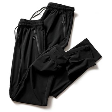 真的太舒服 絲滑涼爽 外貿男士冰絲速干四面彈松緊腰運動休閑褲夏