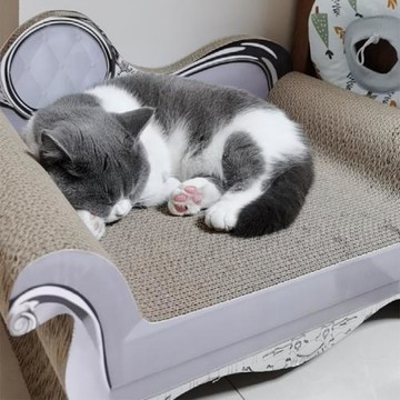 貓抓板耐抓耐磨不掉屑瓦楞紙貴妃榻椅床沙發防貓抓貓爪小貓咪用品