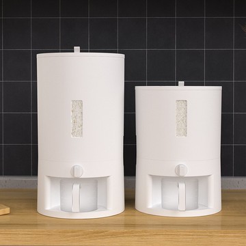 計量米桶家用10斤防蟲防潮密封20斤米箱廚房放米儲存器糧食收納盒