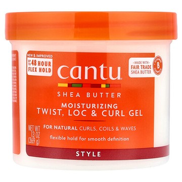 Cantu, 乳木果油，保濕卷髮定型啫喱，13 盎司（370 克）