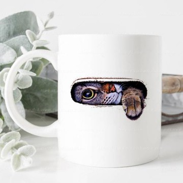 可愛貓貓陶瓷馬克杯水杯子貓咪早餐牛奶茶水杯咖啡杯女生禮物