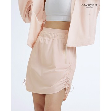 【Danskin】櫻花粉泡泡可抽繩調節短褲裙XUTKS006