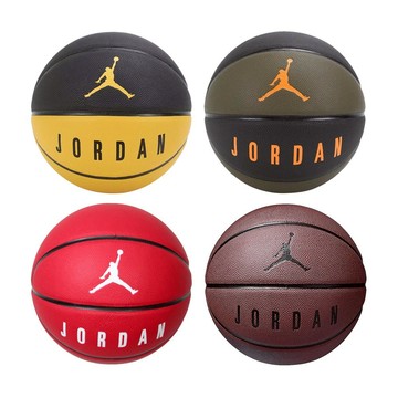 NIKE JORDAN ULTIMATE 8P 7號球 比賽 訓練 運動 標準籃球 深溝紋 抗汙 深琥珀 紅 黑綠 黑黃