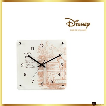 迪士尼小熊維尼經典靜音掛鐘 28x28cm