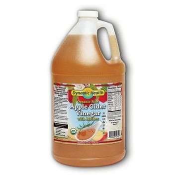 Apple Cider Vinegar with Mother Certified Organic 16oz by Dynamic Health Laboratories