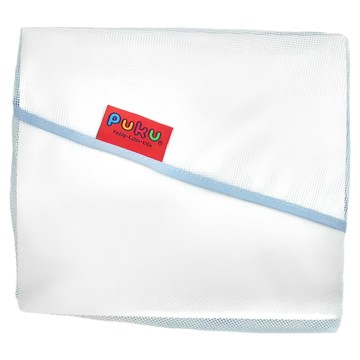 PUKU 藍色企鵝 手推車蚊帳 (M) 聚脂纖維材質 尺寸約前長78X後長78X寬30X側33cm  1個