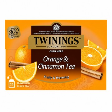 TWININGS 唐寧茶 香橙肉桂茶  2g  25包  1盒