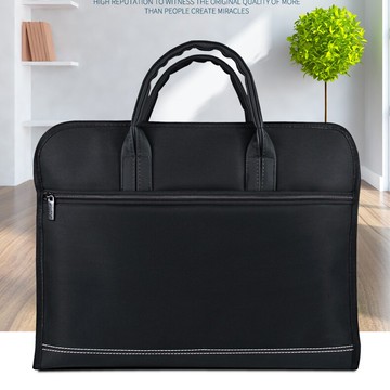 公文包電腦收納包袋大學生手提袋資料袋商務拉鏈袋男女辦公收納袋