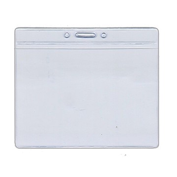 內徑11.3x8cm  橫式兩孔吊式證件套/派司套/識別套 (A51)