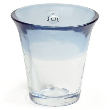 [豐名日本餐具] 2.0"琉璃杯 海霧 津輕 / G02CU0-42