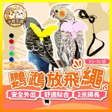 【小寵王國】鸚鵡放飛繩 鸚鵡外出繩 遛鳥繩 鳥類牽繩 鳥外出繩 防走失鳥牽繩 戶外鳥牽繩 鳥類用品 鸚鵡牽繩
