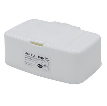 日本製【YAMADA】一指彈蓋濕紙巾收納盒