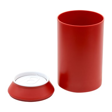 QUALy Cantainer 小環保膠囊 收納罐  紅色  1個