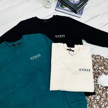 【KT USA】GUESS大學T 小LOGO 刺繡LOGO 多色款 男女適合