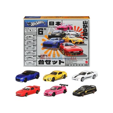 『 單位日貨 』日本正版 風火輪 Hot Wheels 日本街道 RX7 BRZ GR Supra 6台盒裝