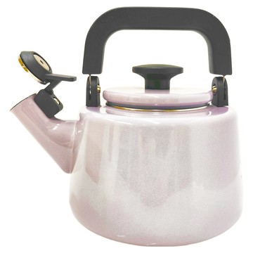 FUJIHORO 富士琺瑯 笛音壺 2.1L 粉紫  1個