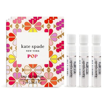 【KATE SPADE 】桃氣泡泡淡香精針管(2mlX3)EDP-香水隨身針管試香