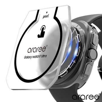 Araree 三星 Galaxy Watch Ultra 強化玻璃保護貼(2片裝)