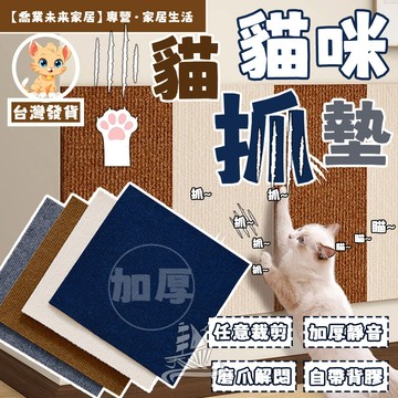 【地墊/地毯】貓抓板 貓抓墊 攀爬墊 貓咪抓板 寵物用品 隨意剪貼逗貓神器 貓抓 貓磨爪不掉屑自黏背膠貓抓墊 貓玩具