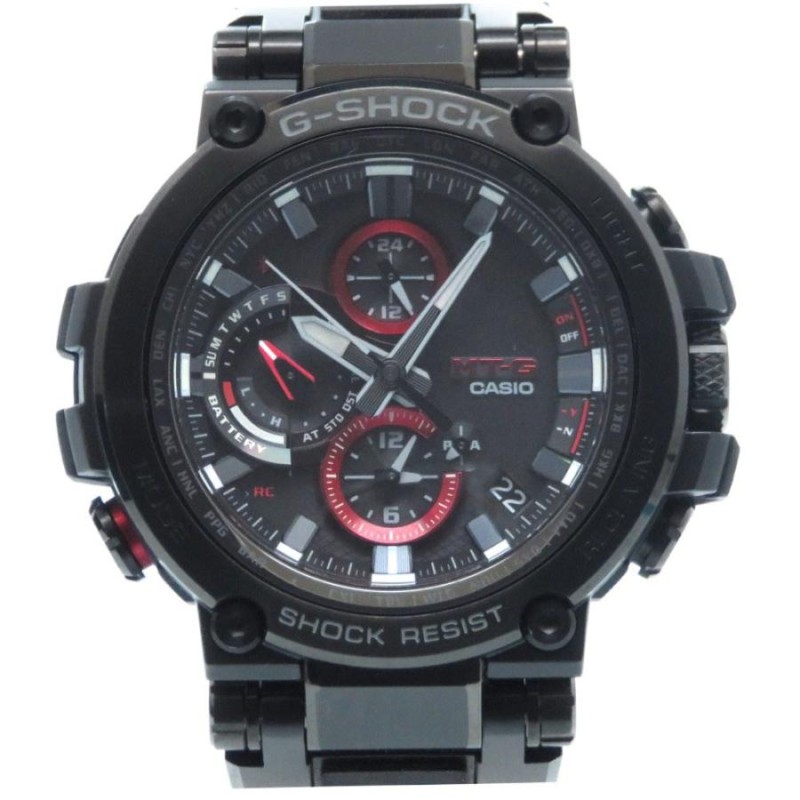 新品同様 カシオ Gショック MT-G ソーラー 腕時計 MTG-B1000B-1AJF ブラック G-SHOCK 黒 0102 CASIO メンズ  | LINEショッピング