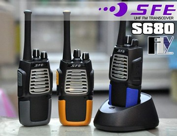 《飛翔無線》SFE S680 業務型 免執照 手持對講機〔 三色選購 防干擾器 聲控發射 〕