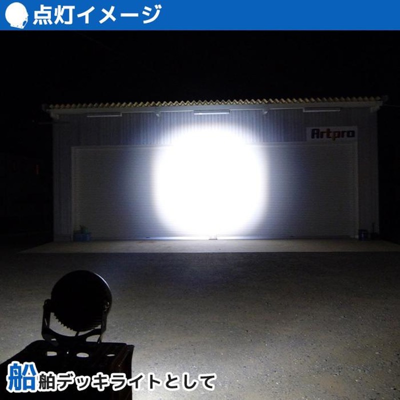 サーチライト 船 320w 強力 led 船舶 白 24v 12v 狭角 スポット 作業灯