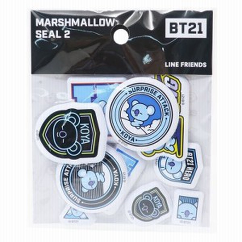 Bt21 フレークシール 立体 マシュマロ シール 2 Bt21 Koya Line Friends キャラクター メール便可 通販 Lineポイント最大1 0 Get Lineショッピング