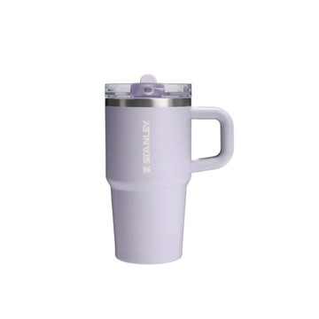 STANLEY 防漏吸管隨手杯 0.59L / 柔霧紫