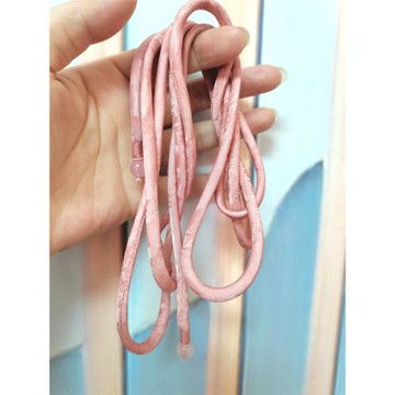 真絲桑蠶絲淺色腰帶腰繩草染植物染細腰帶粉色淺藍