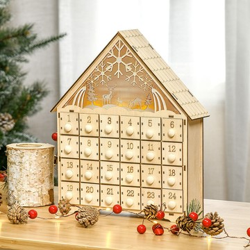 倒數月曆 聖誕木屋 降臨曆 聖誕禮物 advent calender 聖誕節 禮盒 禮物 倒數曆 空盒