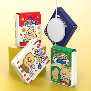 韓國kakao friends適用三星z flip6手機殼MagSafe磁吸保護套zflip6無線磁吸充電保護殼卡通可愛小獅子情侶