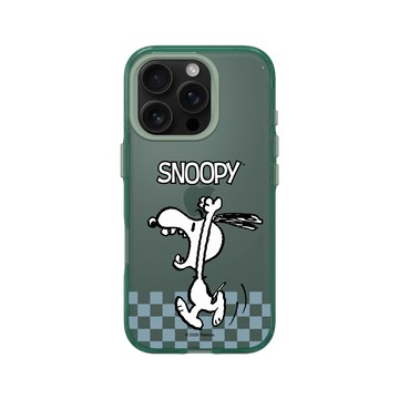 iPhone 16 Pro Clear 憂墨綠 - 史努比 Snoopy - 吶喊