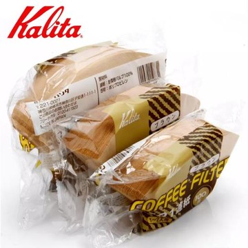 日本Kalita手沖咖啡過濾紙 101/102號扇形濾紙原色/漂白色
